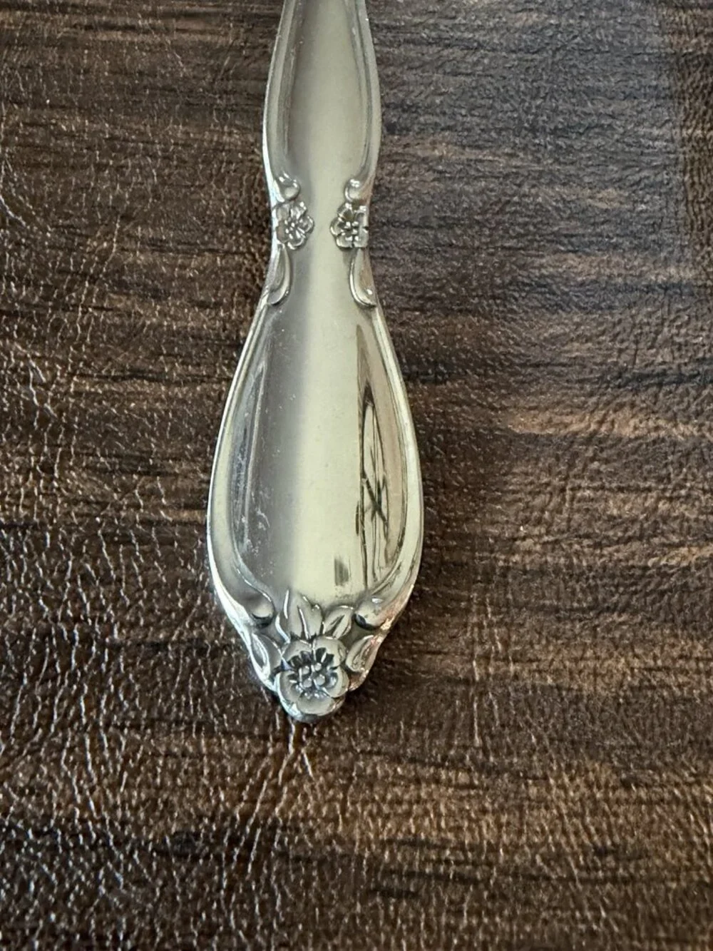 Set of 4 Oneida Community Chatelaine Stainless Solid Serving Spoons Flatware